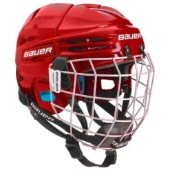 Bauer Prodigy Youth Hockey Helmet Combo -Hockey Outlet Store 1490013411 BauerProdigyIceHockeyHelmetComboRed1