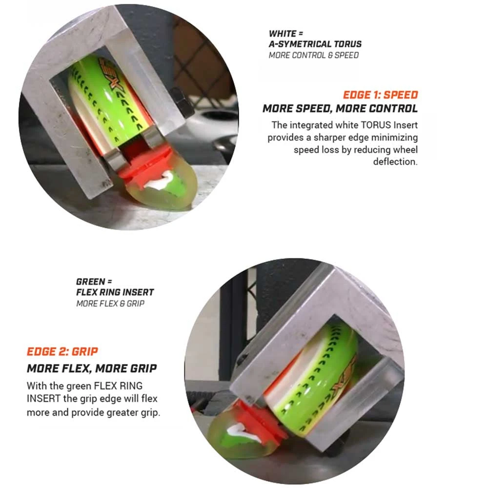 Revision Flex Inline Hockey Wheel Blue Soft (SINGLE) 6 Revision Flex Inline Hockey Wheel Blue Soft (SINGLE) - Image 6