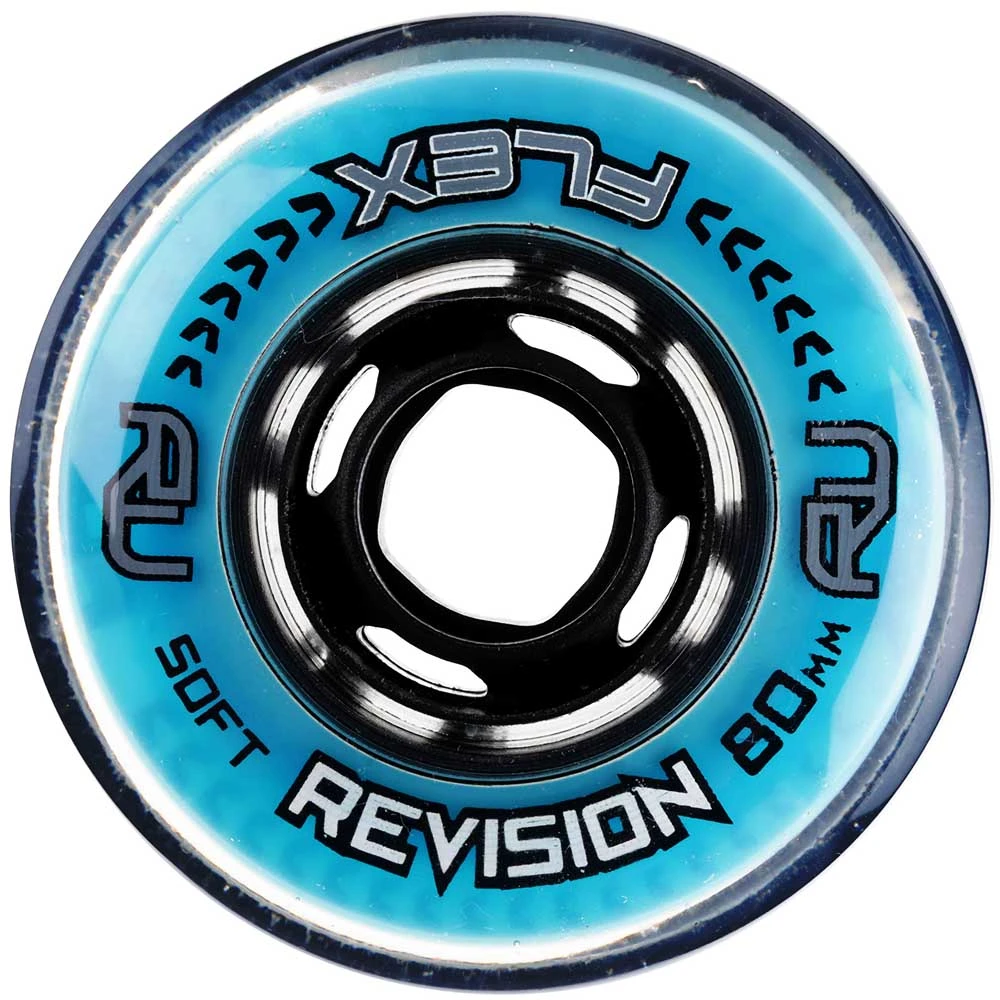 Revision Flex Inline Hockey Wheel Blue Soft (SINGLE) 1 Revision Flex Inline Hockey Wheel Blue Soft (SINGLE)