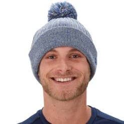Bauer Team Marl Pom Knit -Hockey Outlet Store 1637330851 BauerTeamMarlPomBlue2