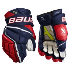 Bauer Vapor Hyperlite Hockey Gloves Junior 28 Bauer Vapor Hyperlite Hockey Gloves Junior -Hockey Outlet Store 1657187583 BauerVaporHyperliteGlovesNavyRedWhiteJunior1
