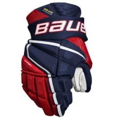 Bauer Vapor Hyperlite Hockey Gloves Junior 29 Bauer Vapor Hyperlite Hockey Gloves Junior -Hockey Outlet Store 1657187583 BauerVaporHyperliteGlovesNavyRedWhiteJunior2