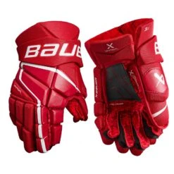 Bauer Vapor 3X Hockey Gloves Senior -Hockey Outlet Store 1657190509 BauerVapor3XGlovesSeniorRed1