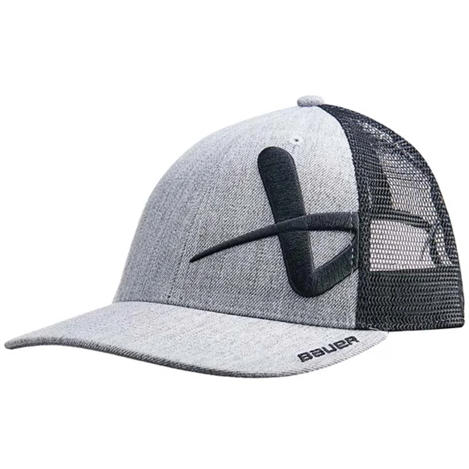 Bauer Core Snapback Cap Youth Grey 1 Bauer Core Snapback Cap Youth Grey