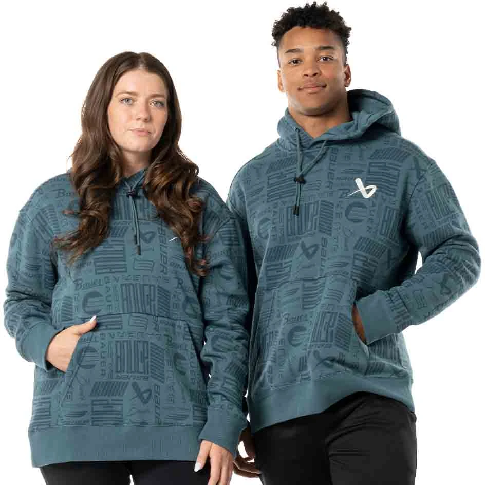Bauer Logo Repeat Hoodie Senior 1 Bauer Logo Repeat Hoodie Senior