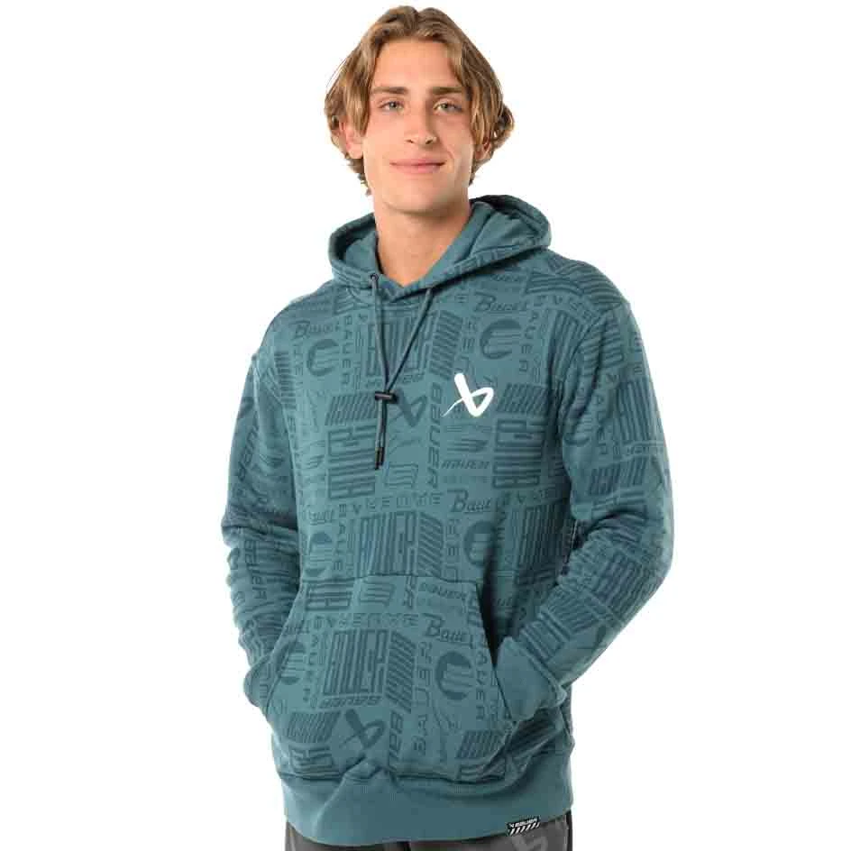 Bauer Logo Repeat Hoodie Senior 4 Bauer Logo Repeat Hoodie Senior - Image 4